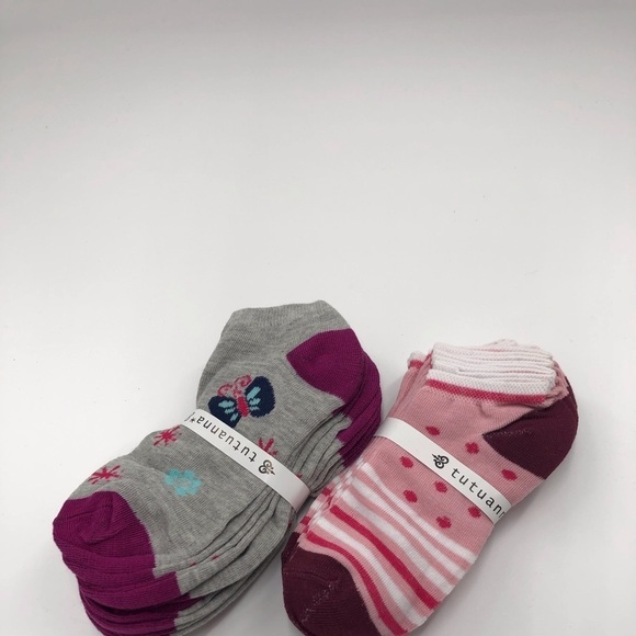 10. NWT Tutuanna Multiple Color Ankle Socks 10 Pair - Picture 3 of 3